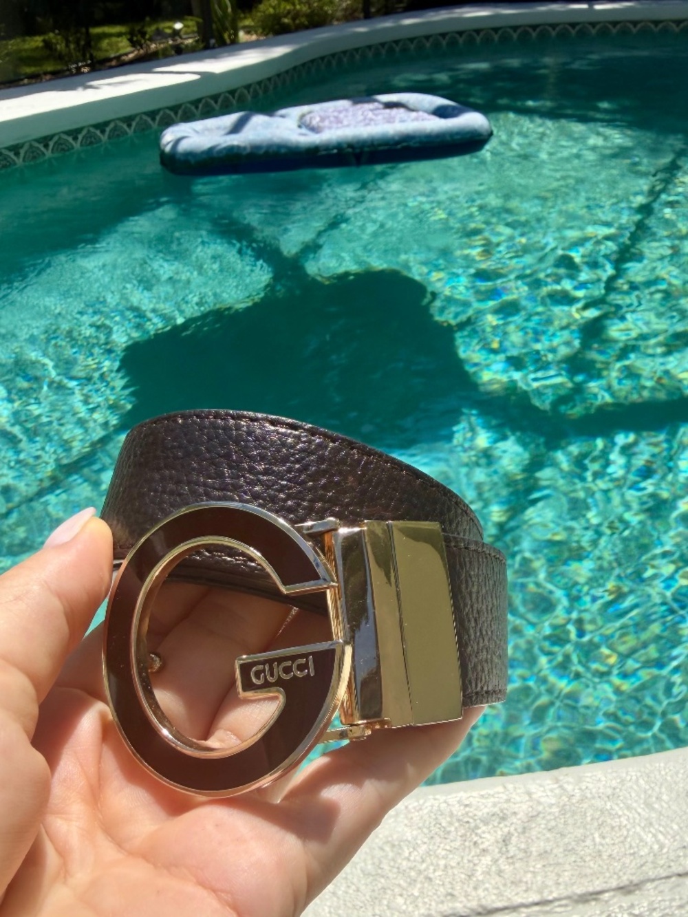 Gucci belt 2 sided